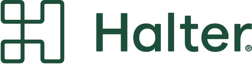 Halter_Main logo Lowercase - Dark Green (3)